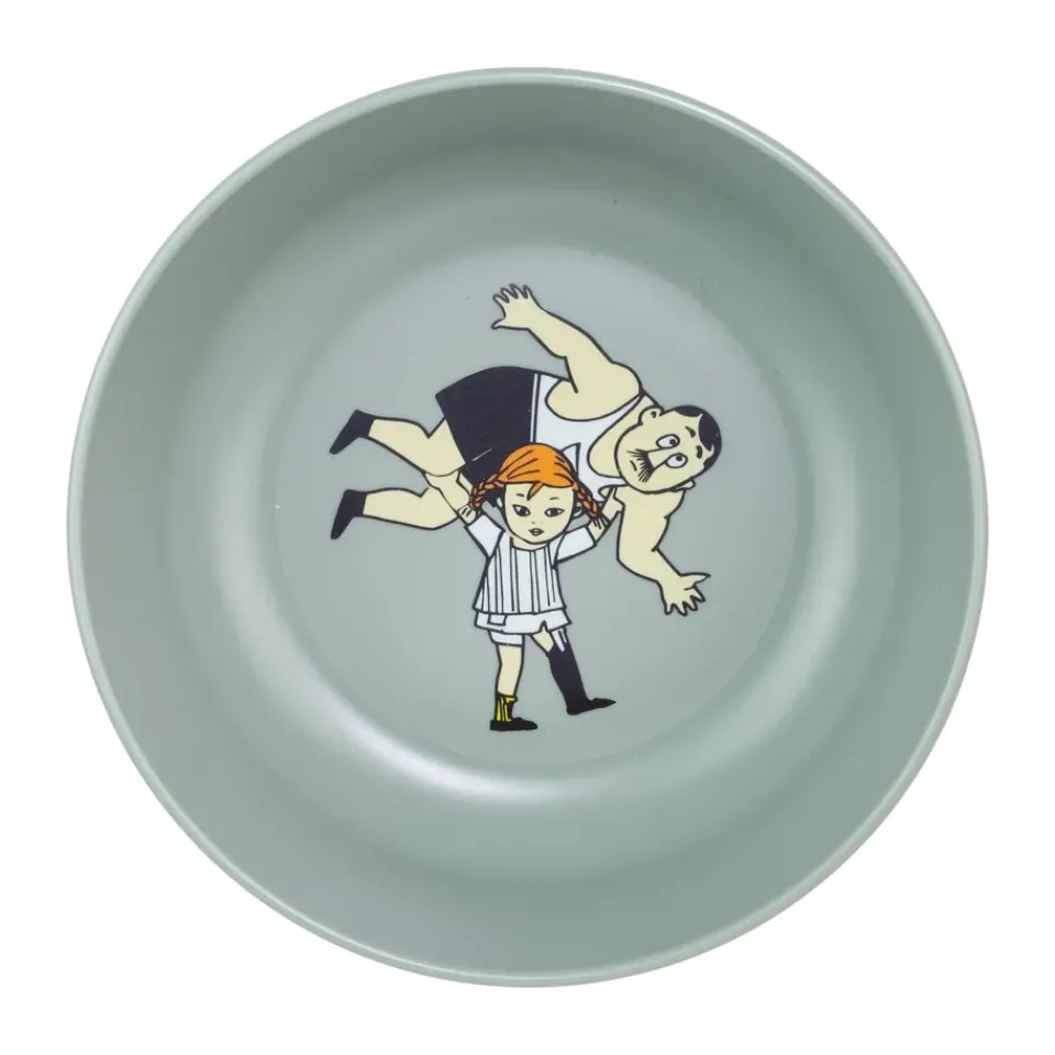 Children's Tableware|Serving Bowls^Rätt Start Pippi Cirkus bowl Ø14.5 cm, Green