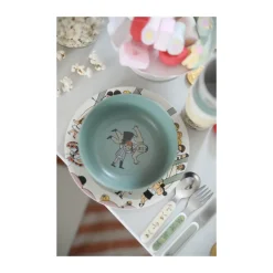 Children's Tableware|Serving Bowls^Rätt Start Pippi Cirkus bowl Ø14.5 cm, Green