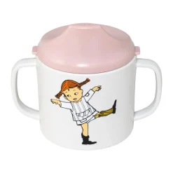 Children's Mugs|Plastic Cups^Rätt Start Pippi Cirkus sippy cup 20 cl, Pink Multi