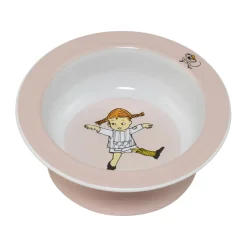 Plastic Plates|Children's Tableware^Rätt Start Pippi Cirkus suction cup plate Ø15.5 cm, Pink Multi
