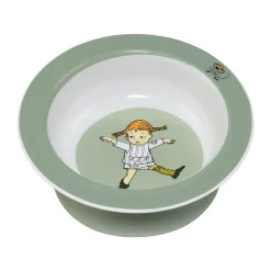 Hot Rätt Start Pippi Cirkus suction cup plate Ø15.5 cm, Green Multi