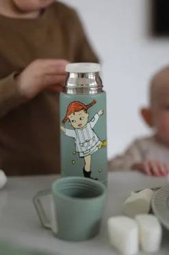 Outlet Rätt Start Pippi Cirkus thermos 35 cl, Multi Green