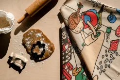 Christmas Hand & Tea Towels|Kitchen Tea Towels^Muurla Pippi kitchen towel 50x70 cm, Baking Beige