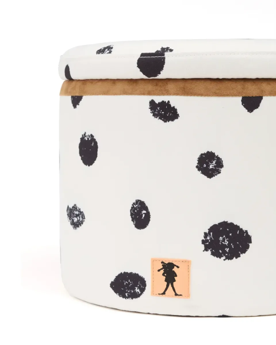 Discount Kid's Concept Pippi pouf with storage Ø40x30.5 cm, Multi