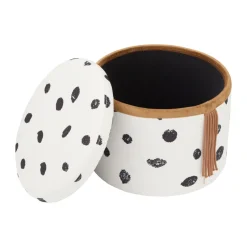 Discount Kid's Concept Pippi pouf with storage Ø40x30.5 cm, Multi