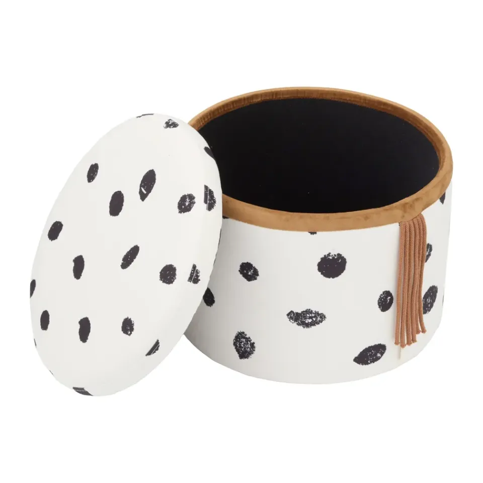 Discount Kid's Concept Pippi pouf with storage Ø40x30.5 cm, Multi