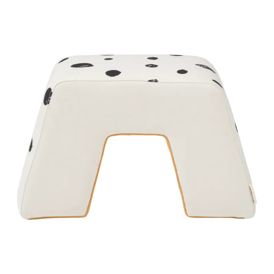 Best Kid's Concept Pippi stool, White-orange WhiteOrange