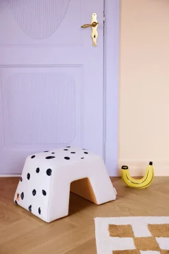 Best Kid's Concept Pippi stool, White-orange WhiteOrange