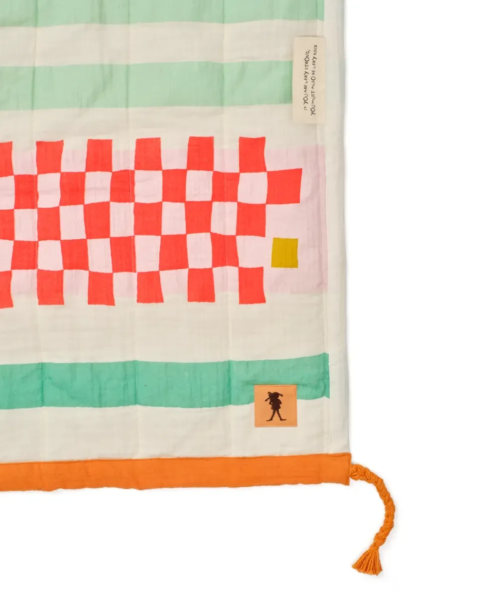 Online Kid's Concept Pippi throw 130x170 cm, Multi