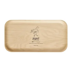 Muurla Pippi tray 22x43 cm, The Way Home White