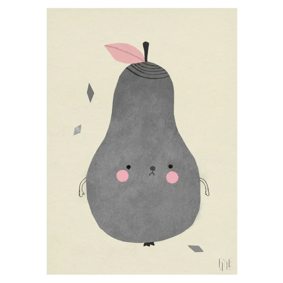 Hot Fine Little Day Pirum Parum poster, 50x70 cm Grey