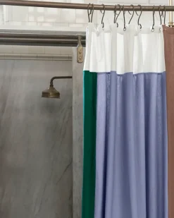 Shower Curtains^HAY Pivot shower curtain 180x200 cm, Blue