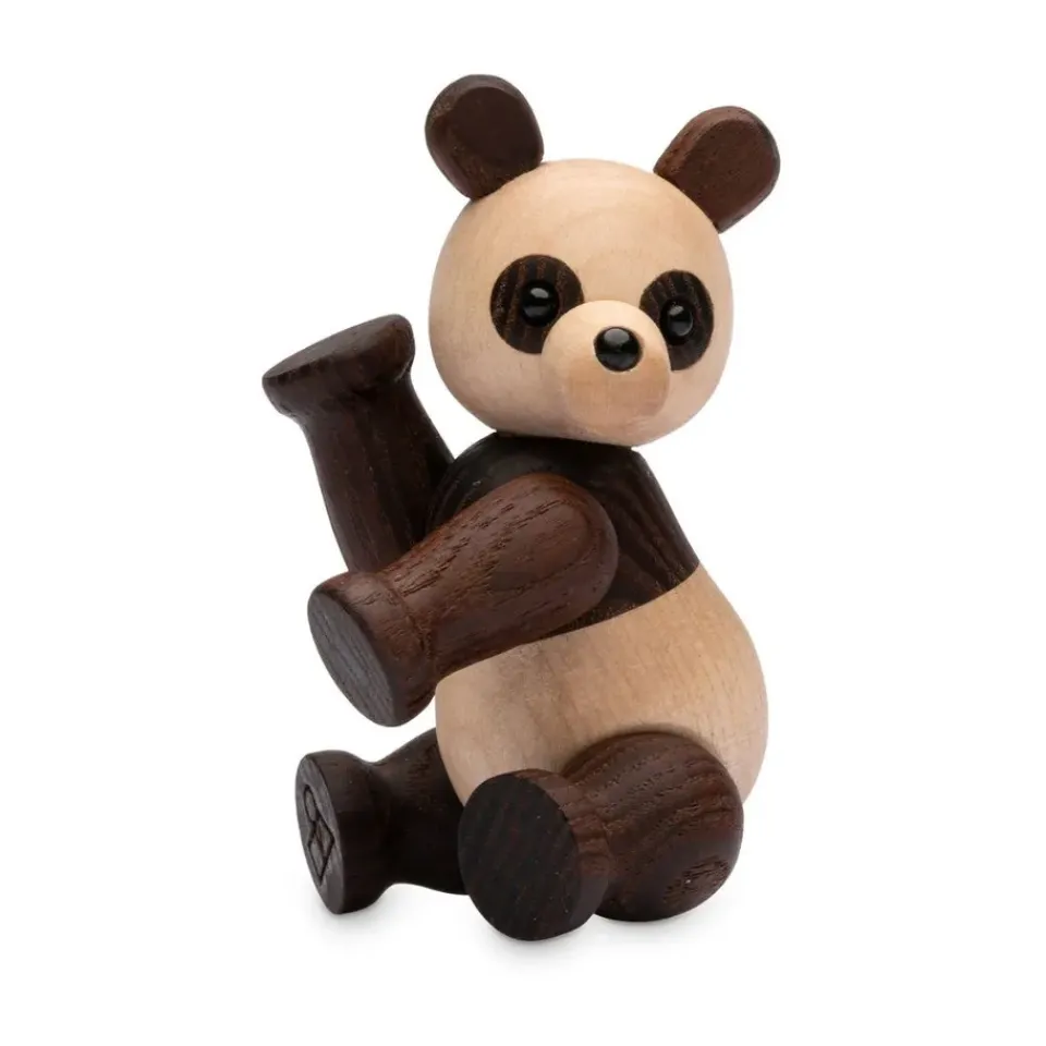 Wooden Figures^Spring Copenhagen Pixi Panda decoration maple 9 cm, Brown
