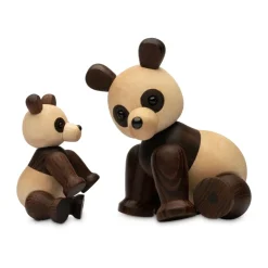 Wooden Figures^Spring Copenhagen Pixi Panda decoration maple 9 cm, Brown