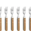 Steak Knives^Amefa Pizza grill fork 6-pack, Oak
