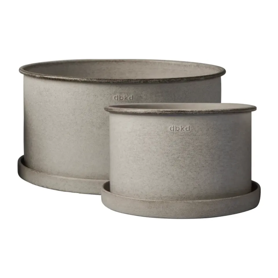 Hot DBKD Plant bowl flower pot 2-pack, Beige