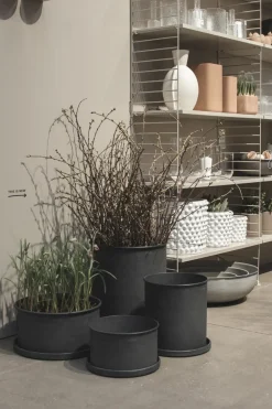 Garden Details & Accessories^DBKD Plant bowl flower pot 2-pack, Black