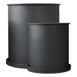 Discount DBKD Plant pot flower pot large 2-pack, Black