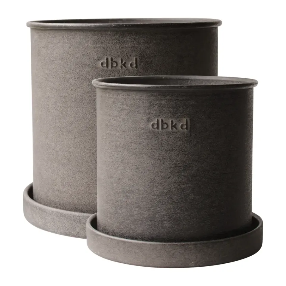 Outlet DBKD Plant pot small 2-pack, Brown