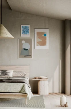 Posters^Paper Collective Planta 01 poster , 50x70 cm BeigeBlueBrown