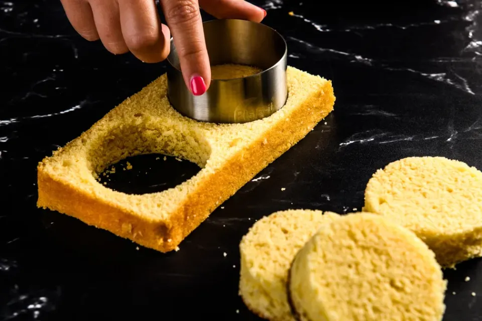 Cookie/Biscuit Cutters & Cake Tins^Plate It Plate-it garnish mold 4 pieces, Steel Silver-coloured