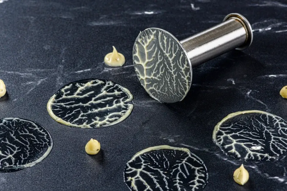 Cookie/Biscuit Cutters & Cake Tins^Plate It Plate-it garnish mold 4 pieces, Steel Silver-coloured