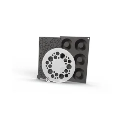 Discount Plate It Plate-it inner circle silicone mold 3 pieces, Gray GreyWhite