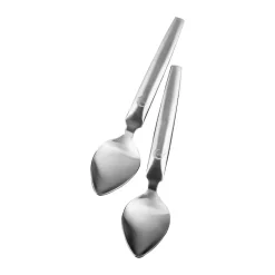Table Cutlery^Plate It Plate-it quenelle spoons 2-pack, Steel Silver-coloured