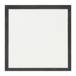 Hot Iittala Play paper napkins 33x33 cm 20-pack, Ecru-Black WhiteBlack