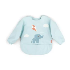 Bibs^Done by deer Playground bib with sleeve, Blue