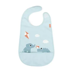 New Done by deer Playground bib with velcro, Blue
