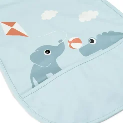 New Done by deer Playground bib with velcro, Blue