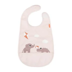 Bibs^Done by deer Playground bib with velcro, Powder Beige