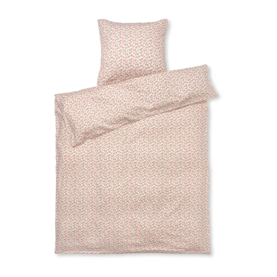 Outlet Juna Pleasant bed set 150x210 cm, White-pink PinkWhite