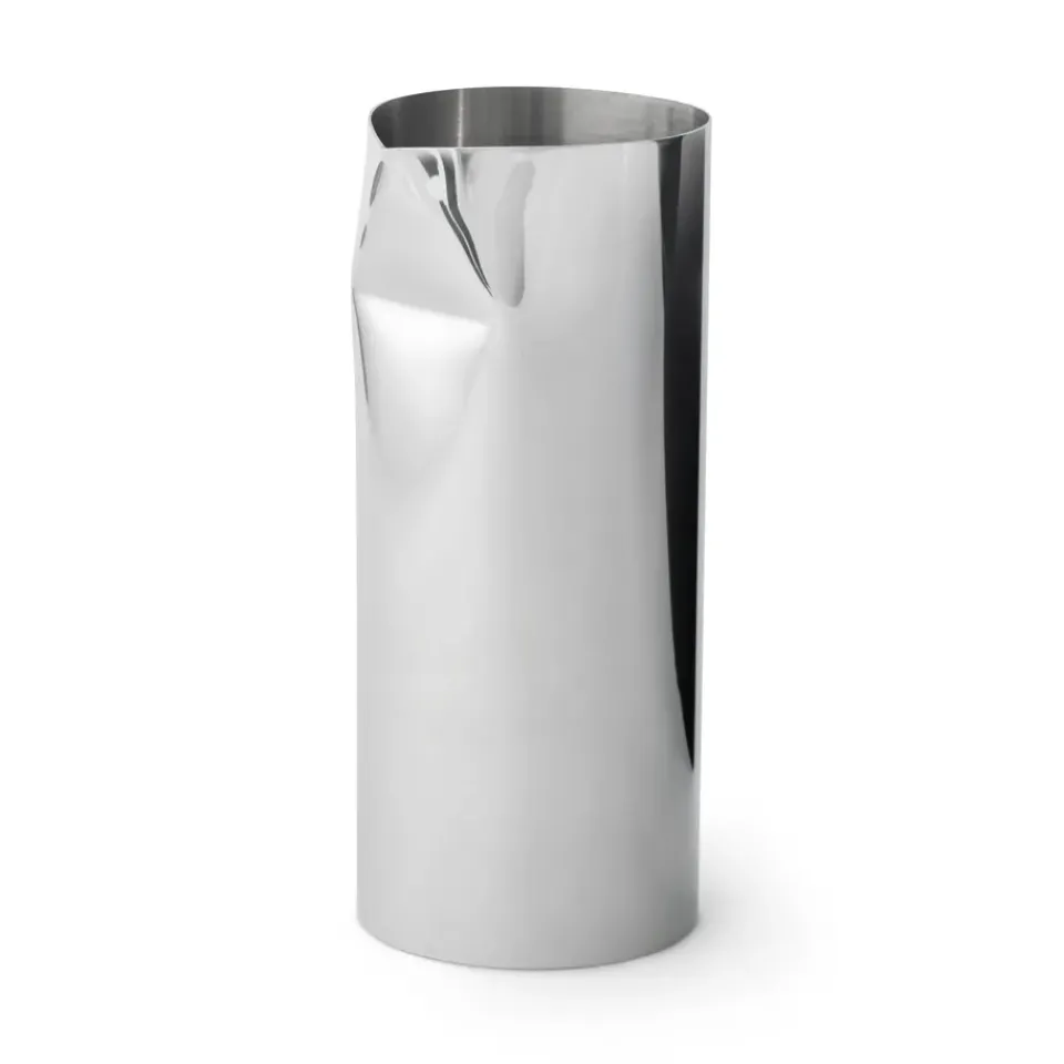 Water Jugs And Carafes^New Works Pleat carafe, Stainless steel Silver-coloured