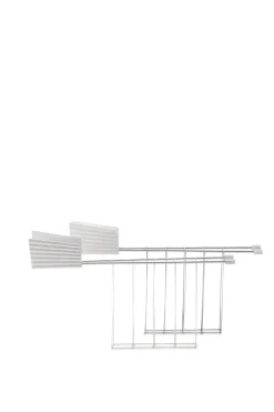 Alessi Pleated accessories for 2-slice toaster, Gray Grey