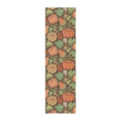 Table Runners^Ekelund Linneväveri Plenty of pumpkin runner, 35x120 cm Multi