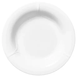 Clearance Rörstrand Pli Blanc deep plate 23 cm, White