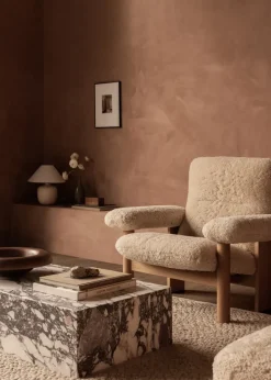 Online Audo Copenhagen Plinth coffee table, , rose, low Multi