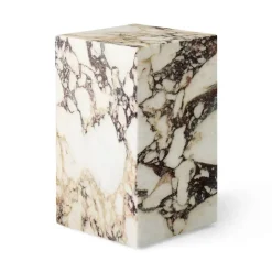 Audo Copenhagen Plinth tall sidetable 30x30x51 cm, rose Multi