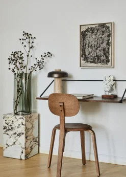 Audo Copenhagen Plinth tall sidetable 30x30x51 cm, rose Multi