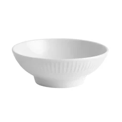 Breakfast Bowls^Pillivuyt Plissé bowl on foot, White