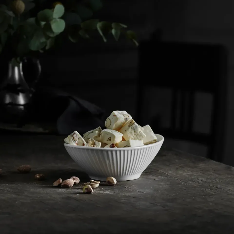 Serving Bowls^Pillivuyt Plissé bowl oval, White
