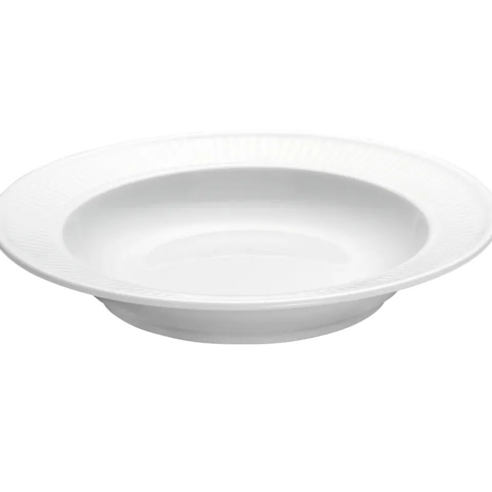 Deep Plates^Pillivuyt Plissé deep plate Ø 22cm, White