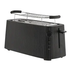 Toasters^Alessi Plissé double toaster, Black