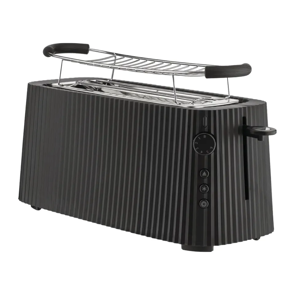 Toasters^Alessi Plissé double toaster, Black