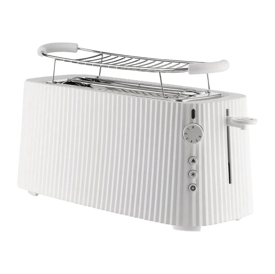Toasters^Alessi Plissé double toaster, White
