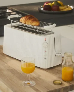 Toasters^Alessi Plissé double toaster, White