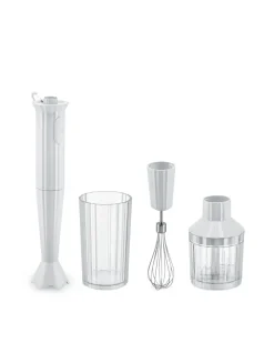 Discount Alessi Plissé Hand blender set, White