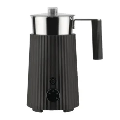 Coffee Machines^Alessi Plissé Milk Frother 35 cl, Black